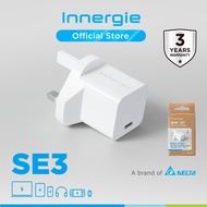 Innergie SE3 30W USB-C Charger 65g Mini Charger PD 3.0 (PPS) QC 4.0 Fast Charge for Samsung/iPhone