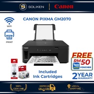 Canon PIXMA GM2070 Monochrome and Wireless Ink Tank Business Printer (Print only) GM 2070 with Optio