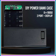 COD Taffware DIY Power Bank Case 8x18650 2 Port Display / Taffware DIY Power Bank Case 8x18650 2 Por