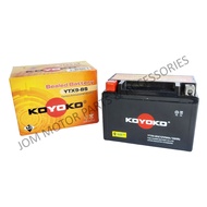 【KOYOKO】YTX9-BS SEALED Motorcycle Battery Bateri Motor YFM400/KAWASAKI NINJA 250