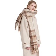 Halemet Vintage Scarfs for Women Warm Shawls and Wraps for Evening Dresses Soft Poncho Coat Thick Ca