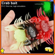 [Fx] Soft Crab Bait Realistic Crab Lure 10cm 16.5g Soft Bionic Crab Lure Slow Sinking Fishing Bait L