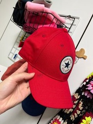 Converse紅棒球帽