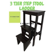 METAL 3 TIER STEP STOOL LADDER FOLDING CHAIR FOLDABLE CHAIR FOLDING LADDER KERUSI / KERUSI TANGGA LIPAT