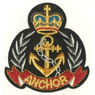 ANCHOR EMBROIDERY PATCH EMBROIDERED EMBLEM/ LOGO/