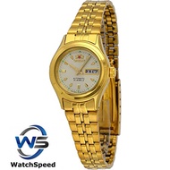 Orient FNQ0400FC9 Analog Automatic Gold Dial Stainless Steel Watch For Women