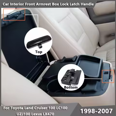 For Toyota Land Cruiser 100 LC100 UZJ100 Lexus LX470 1998-2007 Car Interior Front Armrest Box Lock L