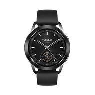 Mi 小米 Watch S3 黑色/氟橡膠錶帶 