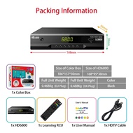 Hd6800 Dvb T2 Dvb-c Hevc 265 Digital Top Tuner Decoder Terrestrial Tv Hd Box Epg Tv Youtube Receiver H.265 Dvb-t2 Set