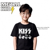 KISS I Bootleg Band T-Shirt for Children Ages 1-10 Years Metalkids