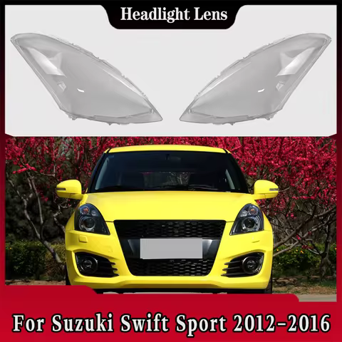 For Suzuki Swift Sport 2012 2013 2014 2015 2016 Front Headlamp Cover Transparent Lampshade Plexiglas