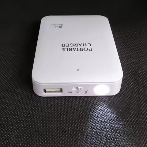 Brand-New Portable Power Bank Case USB 4 AA Battery Case Charger Battery Emergency Smart Boxes Camer