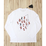 ARMANI EXCHANGE AX Logo Crew Neck Long Sleeve T-Shirt ZJA5Z