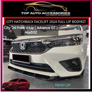 HONDA CITY HATCHBACK FACELIFT 2024 THAI LIP V2 THAI DIFFUSER BODYKIT S E V SPEC