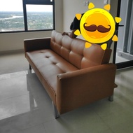 Ghế Sofa Bed Có Tay Vịn ( Ghế Giường Thông Minh Đa Năng) Gấp Gọn Dài 1m9 Màu Trắng Kem Chất Vải Nhun