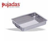 PUJADAS ถาดอาหารสแตนเลส หูจับพับได้ PUJ1-309.040