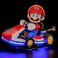 BRIKSMAX Light for Lego Mario Kart: Mario & Standard Kart 72037 - Compatible with Lego Super Mario B