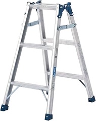 Alinco KYN90A Stepladder Dual Use Ladder, Step Width 2.0 inches (52 mm), 3 Tiers, Installation Dimen