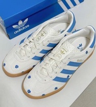 ☀️100%REAL日本直送🇯🇵Adidas Gazelle Indoor ‘Light Blue Floral’刺繡小藍花  Samba Spezial💥女朋友上腳實拍 📸❤️