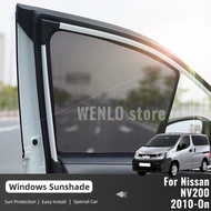 For Nissan NV200 Van 2010-2023 Magnetic Car Sunshade Shield Front Windshield Curtain Window Uv Protection Sun Shade Visor Blinds