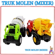 Mainan Mobil Truk Molen/Mainan Truck Mixer/Mainan Truk Molen Anak Laki Laki