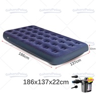 【COD】Kasur Angin KING Size 203 x 183cm/ Matras Kasur Angin Karet Sofa Bed Pompa Angin Listrik Pompa
