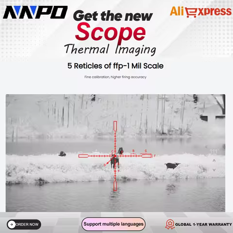 Nnpo TRS-335LRF 645LRF 384*288 640*512 Thermal Sight WIFI BC For Travel, Camping, Animal , Marine Ob