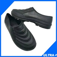 Rubber Shoe Black  PVC Low Cut Boot Working Hiking Trekking Waterproof Kasut Getah Hitam Lasak Kebun