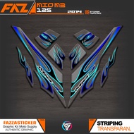 UV TRANSPARENT STRIPING MIO M3 125 IP 33 YAMAHA M3/Z/S 125 CLEAR MATERIAL STICKER MIO 125 2014