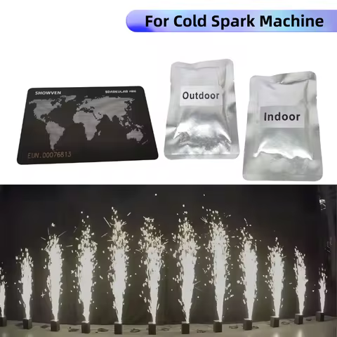 10 bags Ti Powder 200g Cold Spark Stage Machine Effects Dmx Fountain Sparkular Consumables Dj Bar We