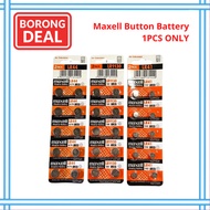 Maxell LR44 LR1130 LR41 Battery 𝗥𝗠𝟬.𝟱𝟱 𝗟𝗢𝗡𝗚 𝗟𝗔𝗦𝗧𝗜𝗡𝗚 Calculator Bateri Kalkulator 1.5V TLG
