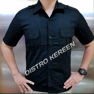 KEMEJA Black Civil Servant Uniform, Civil Servant Uniform, Men's Civil Servant Uniform, Black Servic