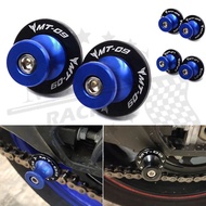 Motorcycle Accessories CNC 6MM Swingarm Spools Stand Screws Slider Stand Screws Decorative screw cap