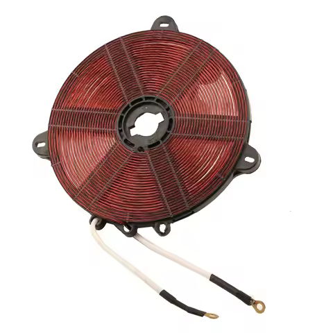 TL3 1300W 155mm Coil Inductor Heater - Heating Coil Enamelled Aluminium Wire Panel Accessory for Ind