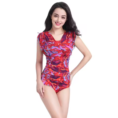 Pocketed Swimwear Mastectomy Swimsuit 888A