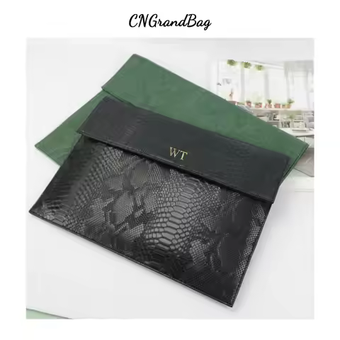 Customized PU Leather Laptop Sleeve for Macbook 13" Air Pro Retina Unisex Computer Bag For Macbook S