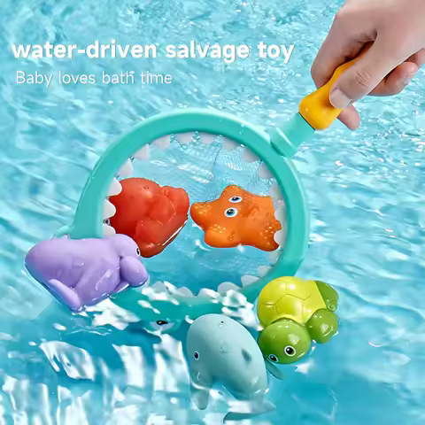 Children Bath Toys Indoor And Outdoor Swimming Pool Beach Parent-child Interactive Catch Fish Game T
