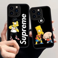 H88 The Simpsons Case Case for iPhone 15 X XS 16 XR Plus Pro Max