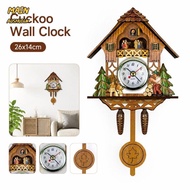 MAINAUSHUI6W Cuckoo Wall Clock, Wood Cuckoo Style Wooden Cuckoo Clock, Retro Non Hourly Chime Wall M