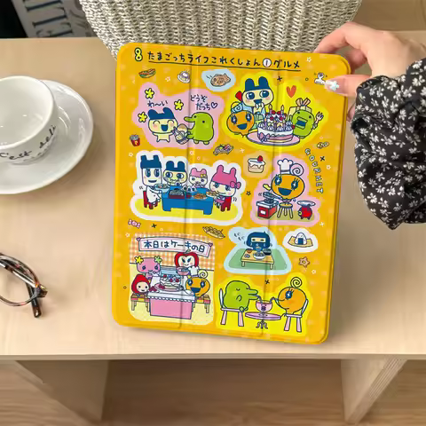 Kawaii Cartoon Tablet Case For iPad 11 Pro 11 inch Air 2025 iPad Air 5/4 10.9 10.2 9.7 inch 10.5 min