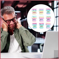 Keyboard Fidget Skull Clicky Relieving Toy 9 Pieces Sensory 3D Printed Skull Keyboard Fidget Toy for