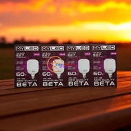 CAHAYA SAVING PACKAGE 4 PCS MYLED BETA LED Bulb Lamp T-Bulb 5W 10W 15W 20W 30W 40W 50W 60W - White L