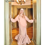 Beige Ruffle Dress from Izara world