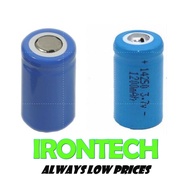 Flap Top Button Top Head ER14250 3.7V 1200mah rechargeable lithium battery ER 14250 charge charger