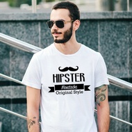 Hipster mustache word t-shirt original style Funny T-shirt