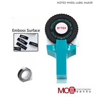 MOTEX LABEL MAKER TW - 101 / LABEL REFILL TWT - 9 (9mm x 3m)/ DIY TAPE WRITER MOTEX