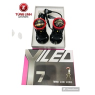 Set of 2 super bright H4 - Y7 LED headlights. H4 ball LED bulb - 3 pins. Genuine 12/24v shared volta