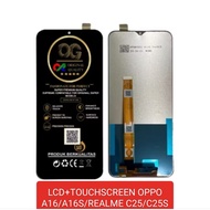 LCD+TOUCHSCREEN OPPO A16/REALME C25/C25S LCD FULLSET ORIGINAL NEW BRAND OG SUPER