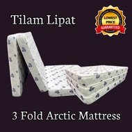 Folding Mattress 90x180 cm | 2-Inch Foldable Mattress | Portable Foam | Single Foldable Mattress