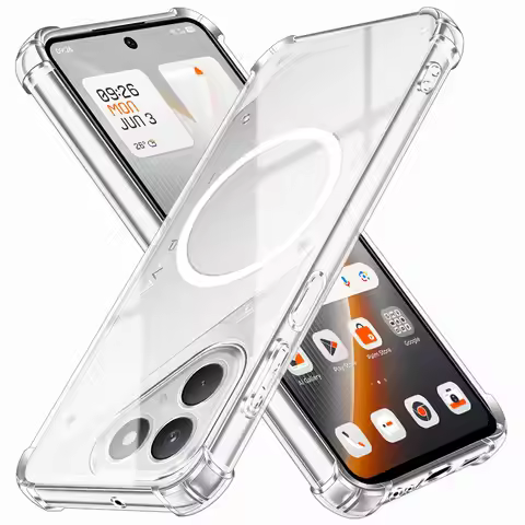 For Tecno Pova 7 4G Pova 7 Neo Case With Magnetic Sticker Phone Case For Tecno Pova 7 Pro 5G Clear S